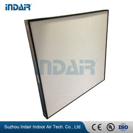 Alumiunm Frame Clean Room HEPA Filters , Mini Pleat HEPA Filter With HV Fiberglass