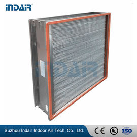 H13 Heat-Resistant Clean Room HEPA Filters , HEPA Air Filter 450Pa Final Pressure Drop