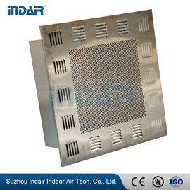 SS304 Frame Tight Seal HEPA Filter Terminal Box Removable Perimeter Trim / Protective Grill