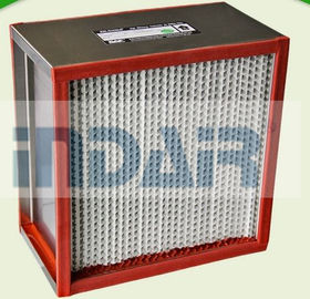 Heat Resistant High Flow HEPA Filter Stainless Steel Frame For Coating Industry