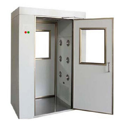 Stainless Steel GMP Self Contained Cleanroom Air Shower With 12 Nozzles