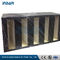 Mini Pleat Design V Bank Air Filter , Firm Structure V Type Filter Glass Fiber Media